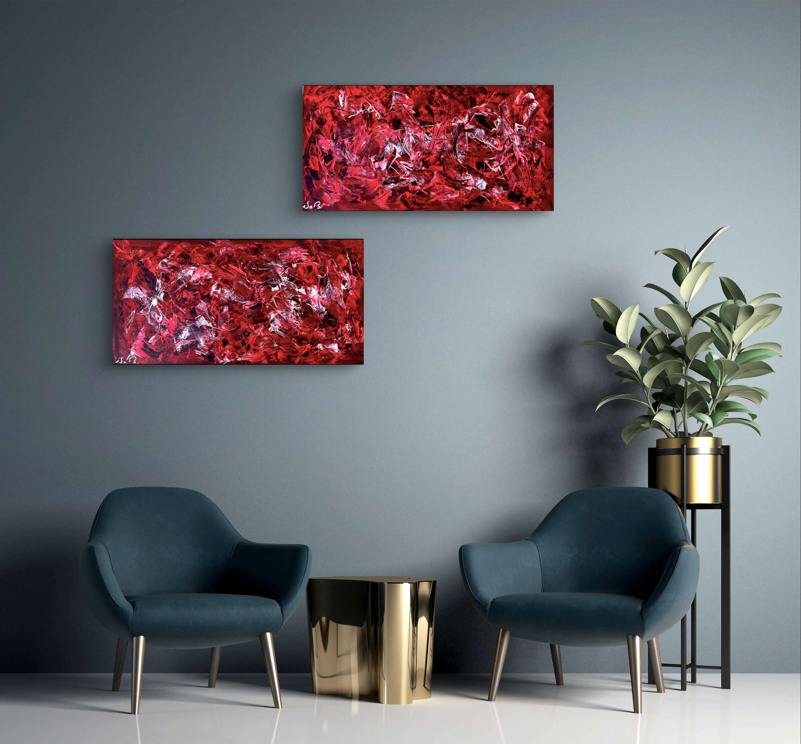 CREATIONS ISA B - RED HOT 40X80